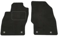 Alpha-Tex Fußmatten Auto-fussmatte Automatten-Set für Opel Corsa D Typ S07  (Baujahr 2006-2014), Hit schwarz, 4-TLG