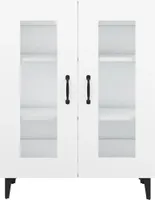 vidaXL Kredens biały 69,5x34x90 cm Materiał drewnopochodny