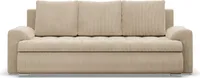 Sofa 3-Sitzer  mit Schlaffunktion, Cord - Beige