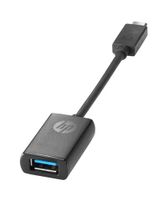 HP N2Z63AA Adapter USB-C męski na USB 3.0 Typ-A żeński czarny USBC