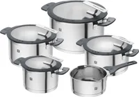 ZWILLING Kochtopfset, 5-tlg | rund | Edelstahl
