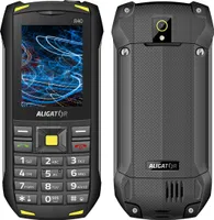 Aligator R40 eXtremo, Balken, Dual-SIM, 6,1 cm (2.4"), 5 MP, 2000 mAh, Schwarz, Gelb