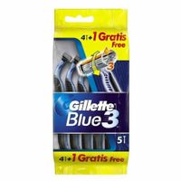 Bleu 3 Lames de Rasoir Jetables 5 U By Gillette 5 Pcs