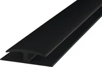 Einschubprofil Weich-PVC (beidseitig) schwarz selbstklebend 30x1000 mm