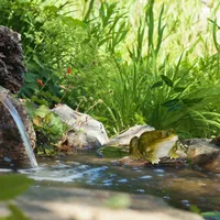 figura ogrodowa żaba sztuczny kamień relaxdays