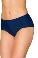 Aquarti Damen Bikinihose mit Mittelhohem Bund , Farbe: Dunkelblau, Größe: 38