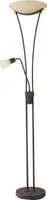 Lindby Stehlampe Felicia, rostfarben, 180 cm, E27, Leselicht