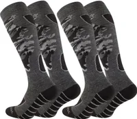 Stark Soul® Skisocken 2 Paar Kniestrümpfe Camouflage 35-38