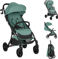 Kikkaboo kočík Buggy Cloe do 22 kg hliníkový rám skladací držiak na pohár tmavozelený