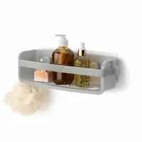 1021300-918 - Flex Duschablage zum Kleben, grau