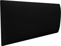 RAVIO Wandpaneel Gepolstert Wandpolster Kopfteil für Betten Wandverkleidung Wandpolsterung Wanddeko 3D Wandkissen Polsterpaneele (70 x 30 cm, Farbe: Schwarz - Mono 248)