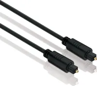 PureLink Toslink 5.0mm 0.5m, TOSLINK, Männlich, TOSLINK, Männlich, 0,5 m, Schwarz