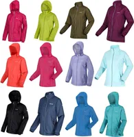 Regatta Regenjacke Damen Wasserdicht mit Kapuze, Farbe:Flieder, Größe:36