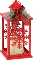 Aga Metall LED Weihnachtslaterne Rot