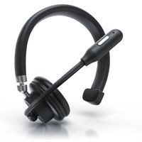 CSL Bluetooth 4.1 Headset 38mm - Kopfhörer mit flexiblem Mikrofon - Multipoint - kabellos - leicht - freisprechen - für Auto und LKW Computer VoIP Call Center Handys