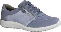 Waldläufer M-IRA Halbschuh, Denver Bronx Minileostretch, sky (hellblau),  OrthoTritt, Weite M 40 1/2