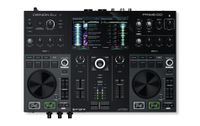 Denon DJ PRIME GO - Tragbares DJ Set, Smart DJ-Konsole mit 2 Decks, WLAN- Streaming, 7-Zoll HD-Touchscreen und wiederaufladbarer Batterie