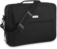 Pánská brašna na 15,6" notebook ZAGATTO, taška přes rameno černá, business taška, připevnitelná k cestovnímu kufru 30x40x6, ZG639