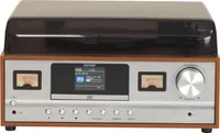 Denver Retro Musik Center mit DAB+, Plattenspieler, Bluetooth MRD-52LIGHTWOOD