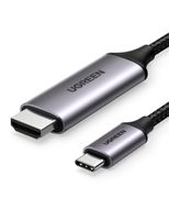 UGREEN HDMI-Kabel, USB-C, HDMI Typ A (200 cm), USB C zu HDMI Kabel, 4K@60Hz, Thunderbolt 3 kompatibel