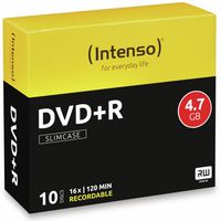 Intenso DVD+R 4,7GB 16x Speed Slim Case 10