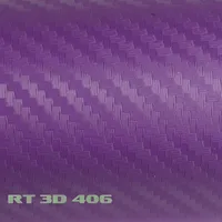 (5,91€/m²) Rapid Teck® 3D Carbon Folie Lila Autofolie 152 cm Breite Laufmeterware selbstklebende Folie mit Luftkanälen Auto Folie Carbonfolie