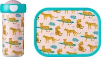 Mepal - Campus Pausenset - Lunchset mit Verschlussbecher und Brotdose - leopard