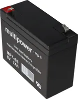Multipower MP7-6S passend für den Sonnenschein A206/6.5S Akku, jedoch mit etwas anderen Kontakten