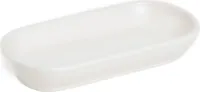 HOMLA FAMELIO ovale Platte weiß 16 cm