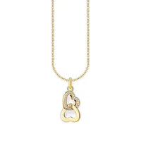 Thomas Sabo KE2267-414-14-L45V Vergoldete Kette mit verschlungenen Herzen Damen