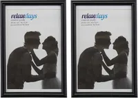 relaxdays Bilderrahmen 2er Set 10 x 15 cm