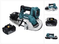 Makita DPB 183 T1 akumulatorowa piła taśmowa 18 V 66 mm bezszczotkowa + 1x akumulator 5,0 Ah - bez ładowarki