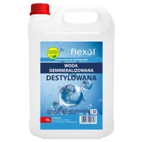 FLEXOL – Entmineralisiertes / Destilliertes Wasser – 5 L Für Technik, Haushalt und Industrie | Rückstandsfrei | Vielseitig anwendbar