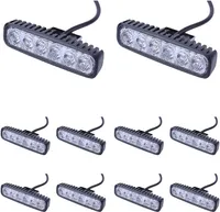 18W Led Scheinwerfer LED Scheinwerfer Zusätzliche Lampentiefe für Off-Road  Autos 12V 6 LEDs