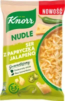 Knorr Nudle Zupa-Danie serowe z papryczkami jalapeño 69 G