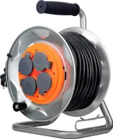 Zenitech - IP44-Baustellentrommel - 4 16A-Steckdosen - 3G2,5mm² - 25m