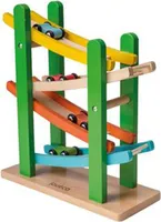 Jouéco 80034 Autorutsche aus Holz