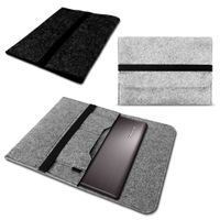 Filz Hülle Lenovo Yoga 7i 15.6' Schutz Tasche Schutzhülle Notebook Cover Laptop, Farbe:Grau