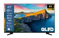 Telefunken QU43K800 43 Zoll QLED Fernseher / Smart TV (4K Ultra HD, HDR Dolby Vision, Triple-Tuner, Bluetooth) - 6 Monate HD+ inklusive