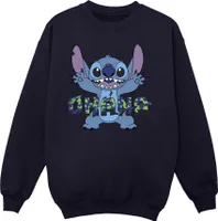 Disney - Dámska mikina "Ohana" BI22848 (XL) (námornícka modrá)