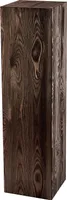 Holzblock 75x20x20cm - Holzständer Deko – Blumenständer Holz - Baumstamm Deko zum Haus – Holz Deko - Blumensäule Holz - Deko Wohnzimmer Vintage