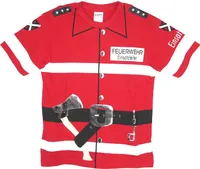 Kinder Feuerwehrmann Shirt / Größe: 164 (11-12 Jahre)