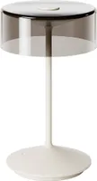 SIGOR Akku-Glasleuchte Numotion 265mm dünenbeige Tischleuchte 2,2W FlexMood 2200K/2700K IP54 Ra85 dimmbar