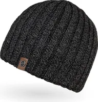 Herren Beanie Wintermütze Strickmütze Rippstrick Neverless® dunkelgrau-melange