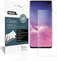 2x ochranná fólie pro Samsung Galaxy S10 Plus matná - anti-shock 9H fólie dipos Glass plastové sklo