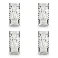 HAC24 8er Set LED 400ml Partyglas mit Deckel und Strohhalm Kunststoff  Cocktail Becher ab 14,99 €