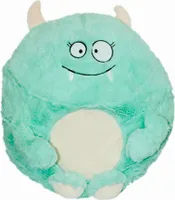 Monster Kuschelkissen Plüsch Kinder Kissen in Mint Dekokissen incl Füllung ca. 45 cm Autokissen