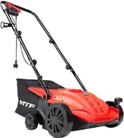 MTF LSE 140 V Elektro Vertikutierer, Rasenlüfter, 1400 W, 32 cm Arbeitsbreite und 4 Stufen Tiefeneinstellung, 30 L Grasfangkorb