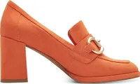 MARCO TOZZI Damen Pumps Zierspange Loafer Blockabsatz 2-24416-42, Größe:39 EU, Farbe:Orange