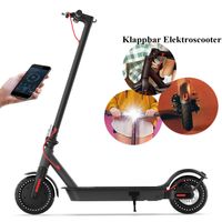 Bstrading E-Scooter Klappbar Elektroscooter Elektroroller Cityroller mit LCD-Bildschirm|APP|LED-Frontlicht|8,5 Zoll Reifen Vollreifen